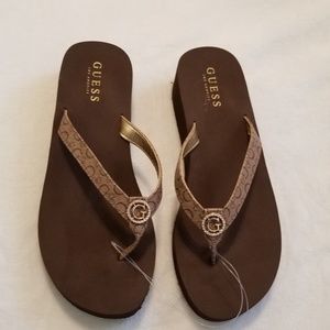 Guess Wedge Flip Flop